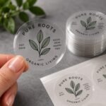 Transparent clear stickers - Pure Roots design