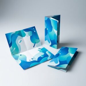 Printed tri-fold and bi-fold brochures