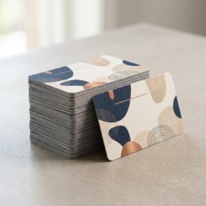 Printed business cards