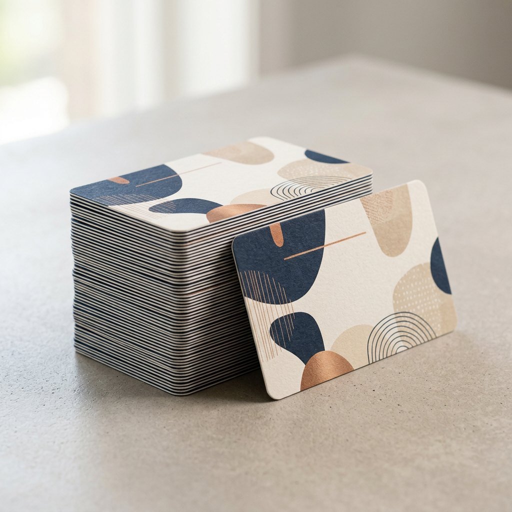 Printed business cards