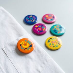 Custom Printed Round Badge printing online